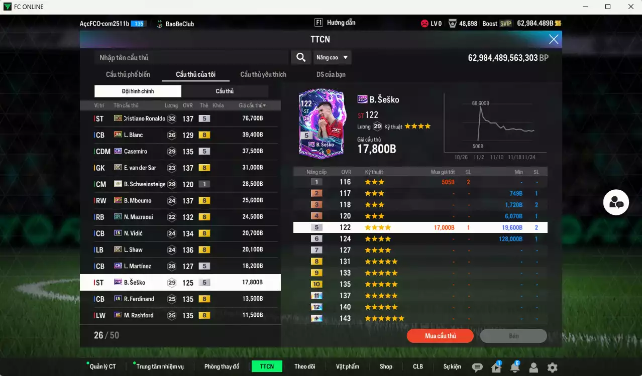 Ảnh Man Utd. 615.290b dư 62kb có Rooney DC, McTominay 25TS, CR7 DCB, Blanc JNM, Casemiro CH, DS DC, Mbeumo 23HW, Mazraoui SPL, Vidic LN, Shaw DC... HLV Xịn