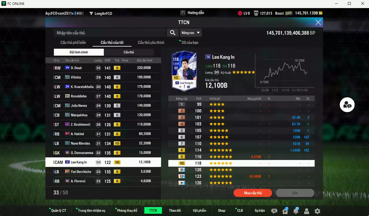 Ảnh PSG 2.092.170b dư 145kb có Messi CC, Pacho 25TS+6, Vitinha 25TS, Doué 24UCL, Kvaratskhelia 24UCL, Ronaldinho MDL, João Neves 25TS, Marquinhos 25TS+6, Ibrahimovic LOL, Hakimi WC22... HLV Siêu Xịn, đã đào tạo full chỉ số ct vs nữa bảng chiến thuật