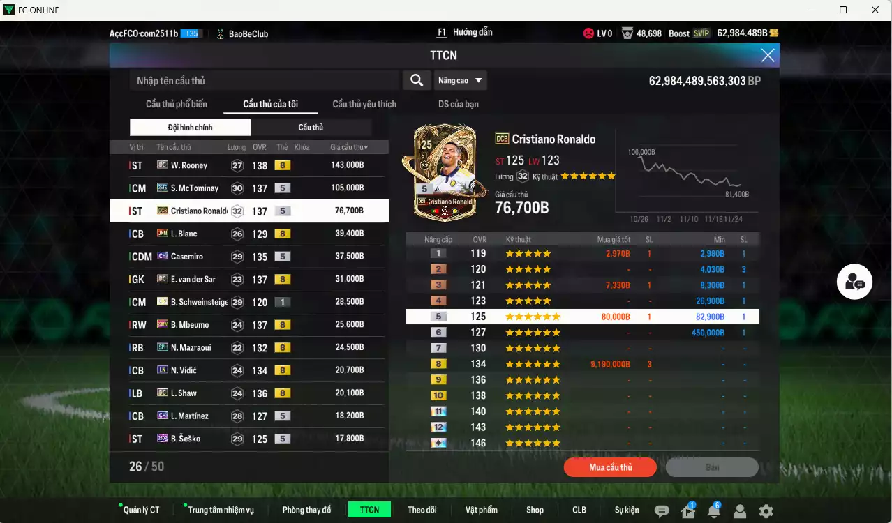 Ảnh Man Utd. 615.290b dư 62kb có Rooney DC, McTominay 25TS, CR7 DCB, Blanc JNM, Casemiro CH, DS DC, Mbeumo 23HW, Mazraoui SPL, Vidic LN, Shaw DC... HLV Xịn