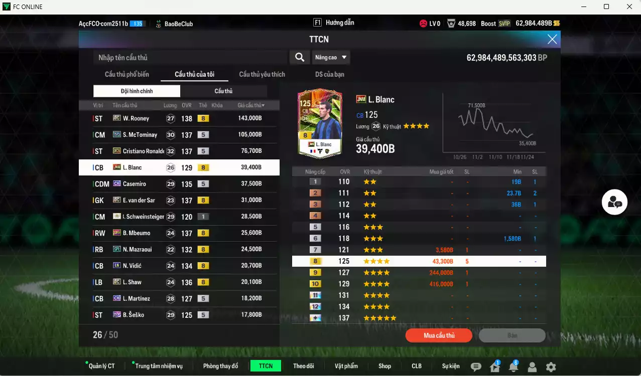 Ảnh Man Utd. 615.290b dư 62kb có Rooney DC, McTominay 25TS, CR7 DCB, Blanc JNM, Casemiro CH, DS DC, Mbeumo 23HW, Mazraoui SPL, Vidic LN, Shaw DC... HLV Xịn