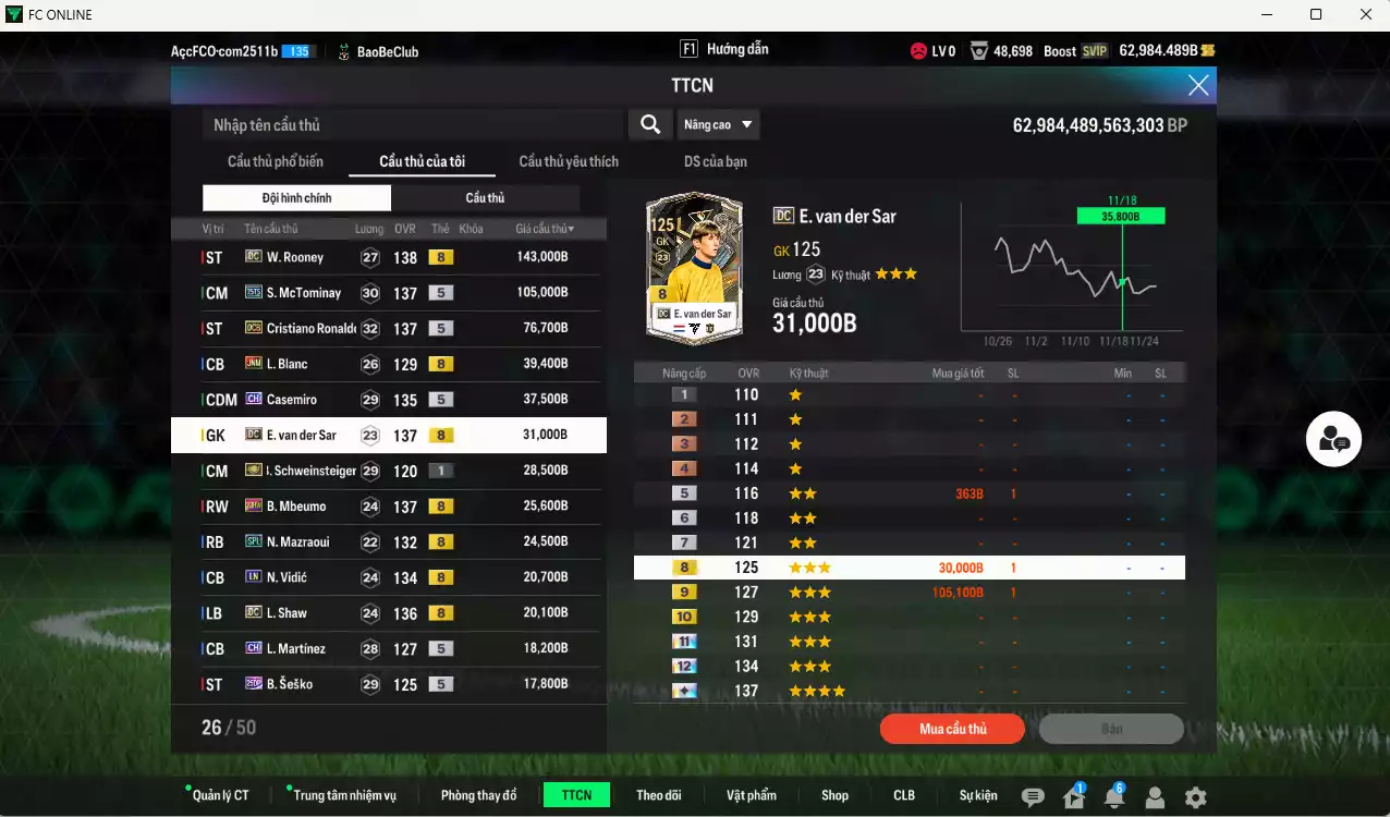 Ảnh Man Utd. 615.290b dư 62kb có Rooney DC, McTominay 25TS, CR7 DCB, Blanc JNM, Casemiro CH, DS DC, Mbeumo 23HW, Mazraoui SPL, Vidic LN, Shaw DC... HLV Xịn