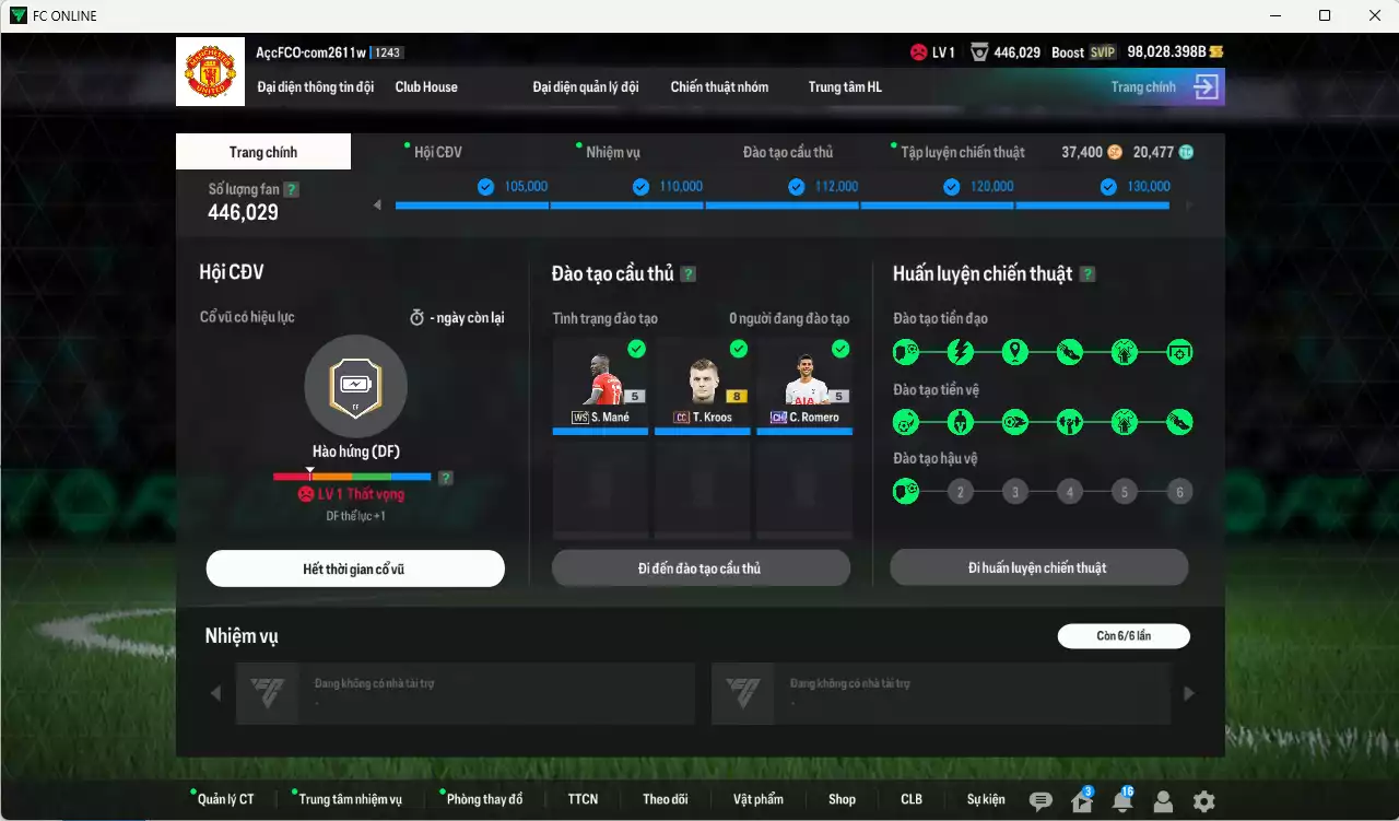 Ảnh [Tặng 500FC] Bayern Munich 1.077.410b dư 98kb có Kroos CC, Lewandowski 25TS, Mané WS, Matthaus RTN, Alaba DC, Kim Min Jae 25TS, Perisic CC, Kane HG, Hummels DC, Alonso CC... Còn nhiều CP GIẢM THUẾ, HLV Xịn, gần full bảng đào tạo chiến thuật