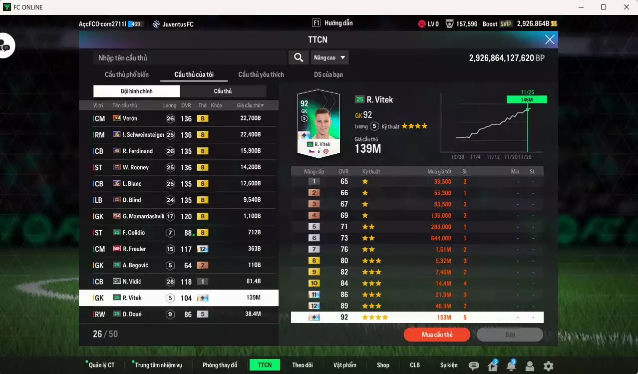 Ảnh Man Utd. 388.900b có Vitel live+13(tặng), Xuân Son PRM, CR7 No.7, Best No.7, Beckham No.7, Charlton WB, Mazraoui SPL, Verón JNM, Schweinsteiger HG, Ferdinand HG, Rooney CC, Blanc HG... Còn nhiều CP GIẢM THUẾ, HLV Xịn, gần full bảng đào tạo chiến thuật