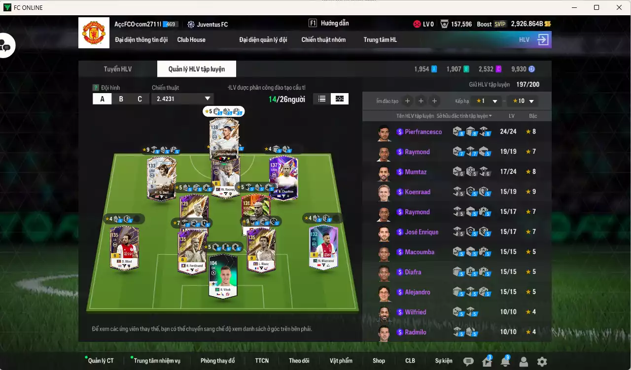 Ảnh Man Utd. 388.900b có Vitel live+13(tặng), Xuân Son PRM, CR7 No.7, Best No.7, Beckham No.7, Charlton WB, Mazraoui SPL, Verón JNM, Schweinsteiger HG, Ferdinand HG, Rooney CC, Blanc HG... Còn nhiều CP GIẢM THUẾ, HLV Xịn, gần full bảng đào tạo chiến thuật