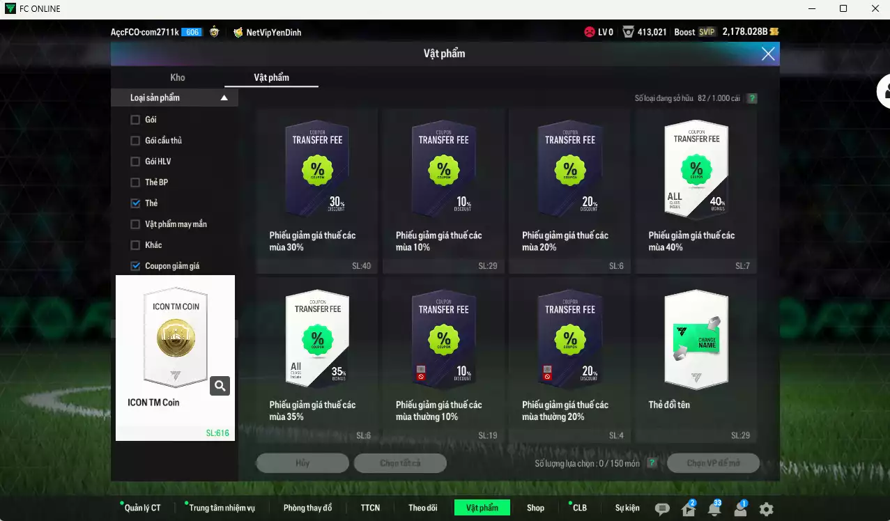 Ảnh Juventus 2.529.450b có Henry ITM+5, Del Piero ITM+5, Zambrotta ITM+5, Pirlo DC, Zidane LN, Lúcio CC, Nedved LN, Cancelo 25TS, VDS TC+10... Còn nhiều CP GIẢM THUẾ, HLV Xịn, dư 42.000TC