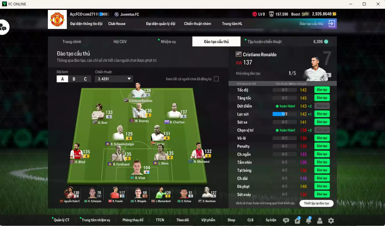 Ảnh Man Utd. 388.900b có Vitel live+13(tặng), Xuân Son PRM, CR7 No.7, Best No.7, Beckham No.7, Charlton WB, Mazraoui SPL, Verón JNM, Schweinsteiger HG, Ferdinand HG, Rooney CC, Blanc HG... Còn nhiều CP GIẢM THUẾ, HLV Xịn, gần full bảng đào tạo chiến thuật