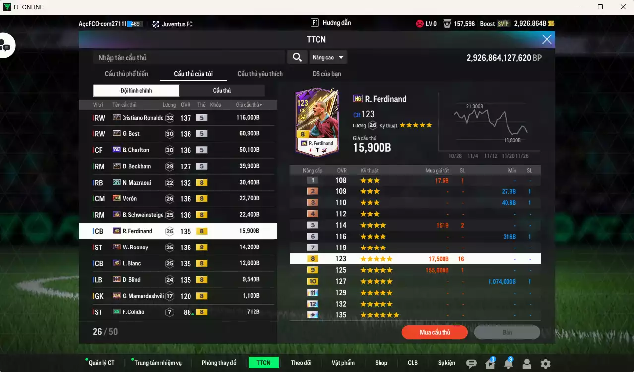 Ảnh Man Utd. 388.900b có Vitel live+13(tặng), Xuân Son PRM, CR7 No.7, Best No.7, Beckham No.7, Charlton WB, Mazraoui SPL, Verón JNM, Schweinsteiger HG, Ferdinand HG, Rooney CC, Blanc HG... Còn nhiều CP GIẢM THUẾ, HLV Xịn, gần full bảng đào tạo chiến thuật