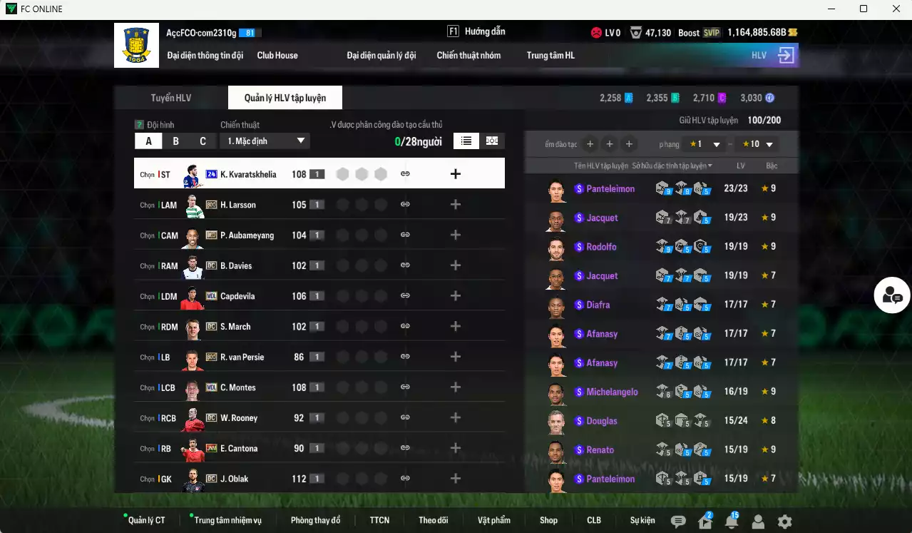Ảnh ACC 1164885b trắng, có thẻ đổi tên. HLV Xịn