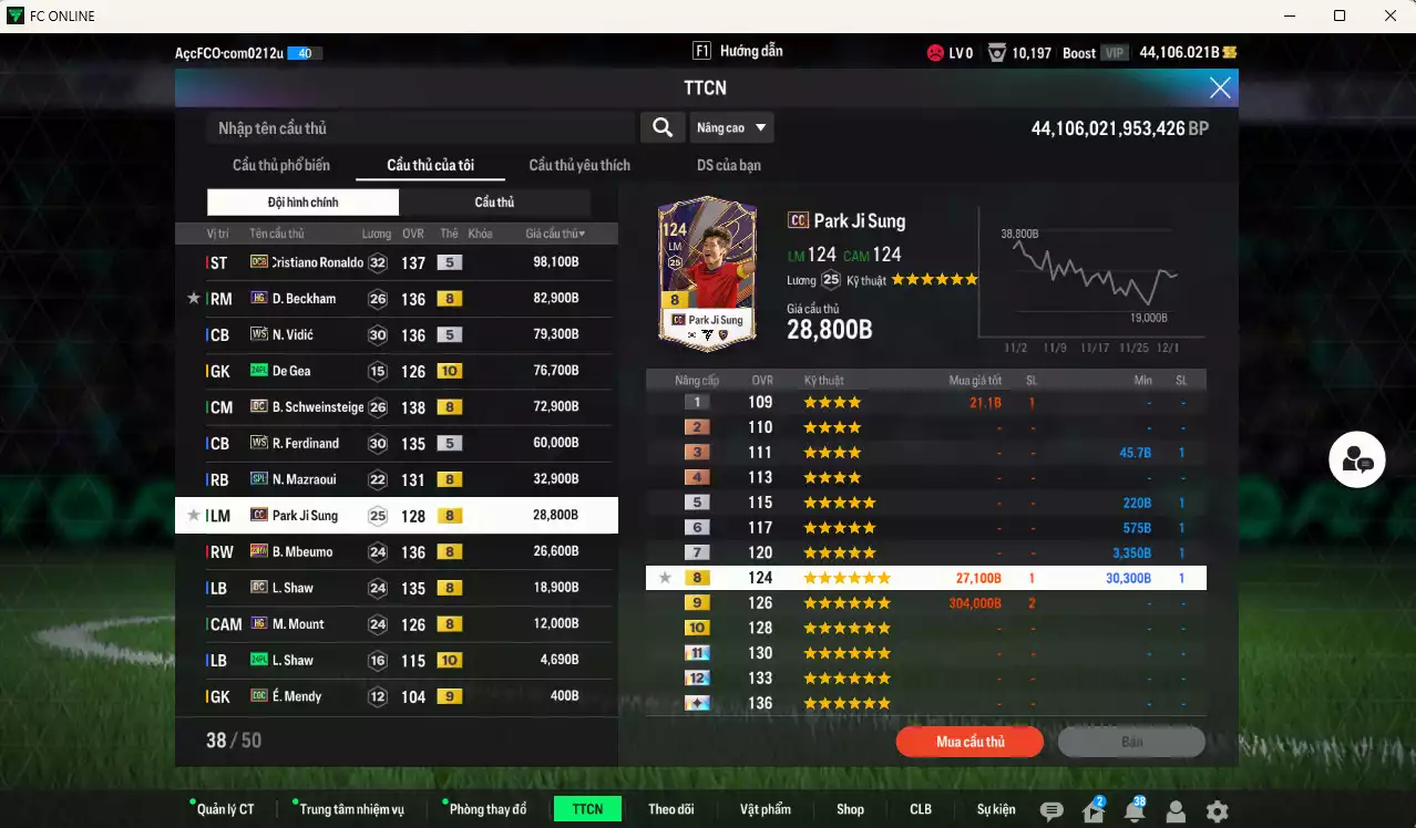 Ảnh Man Utd. 919.260b dư 44kb có Forlán CC, Casemiro WS, CR7 DCB, Beckham HG, Vidic WS, De Gea 24PL+10, Schweinsteiger DC, Ferdinand DC, Mazraoui SPL, Park CC, Mbeumo 23HW... Đã đào tạo chỉ số nhiều ct