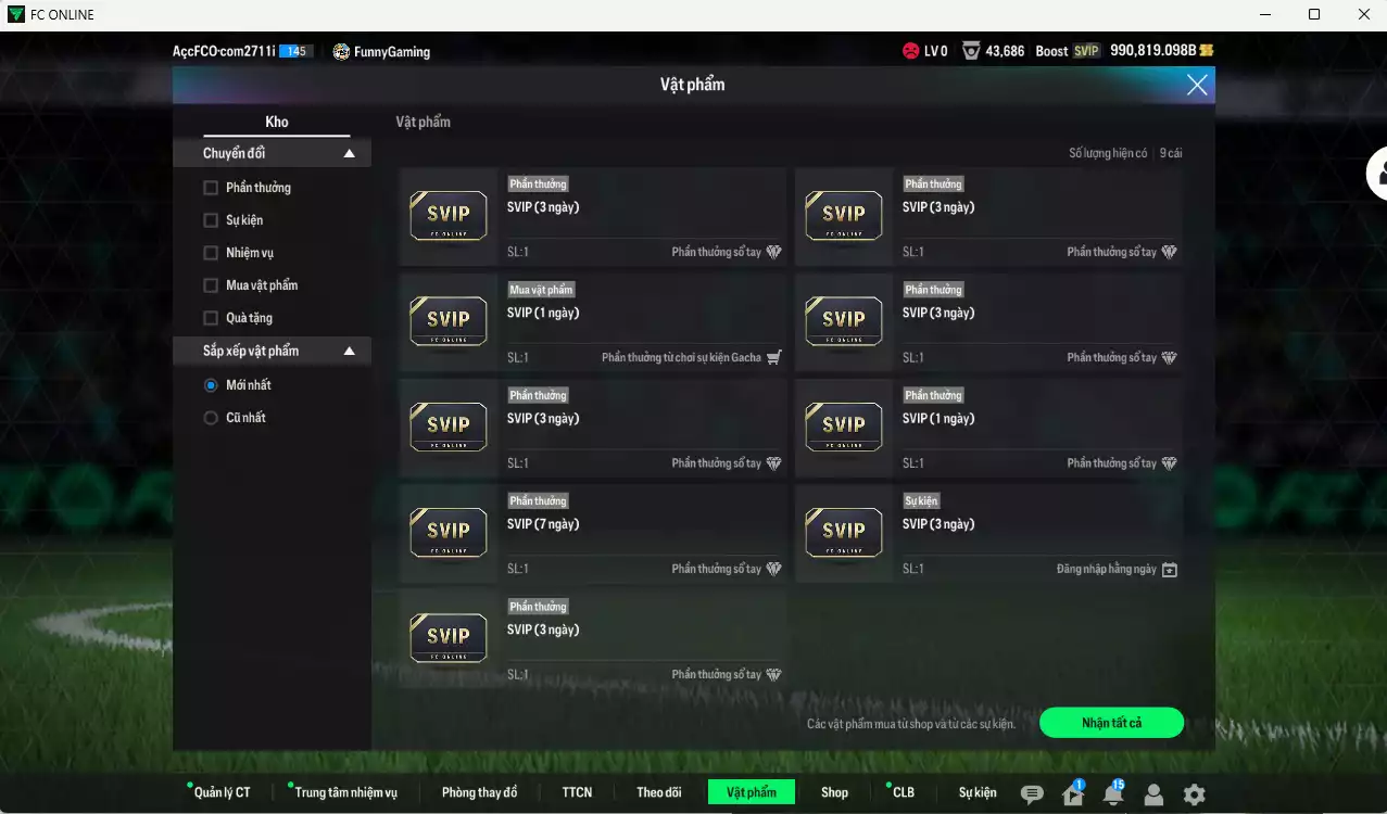 Ảnh ACC 990819b trắng, có thẻ đổi tên, còn CP GIẢM THUẾ. Dư 146.000TC