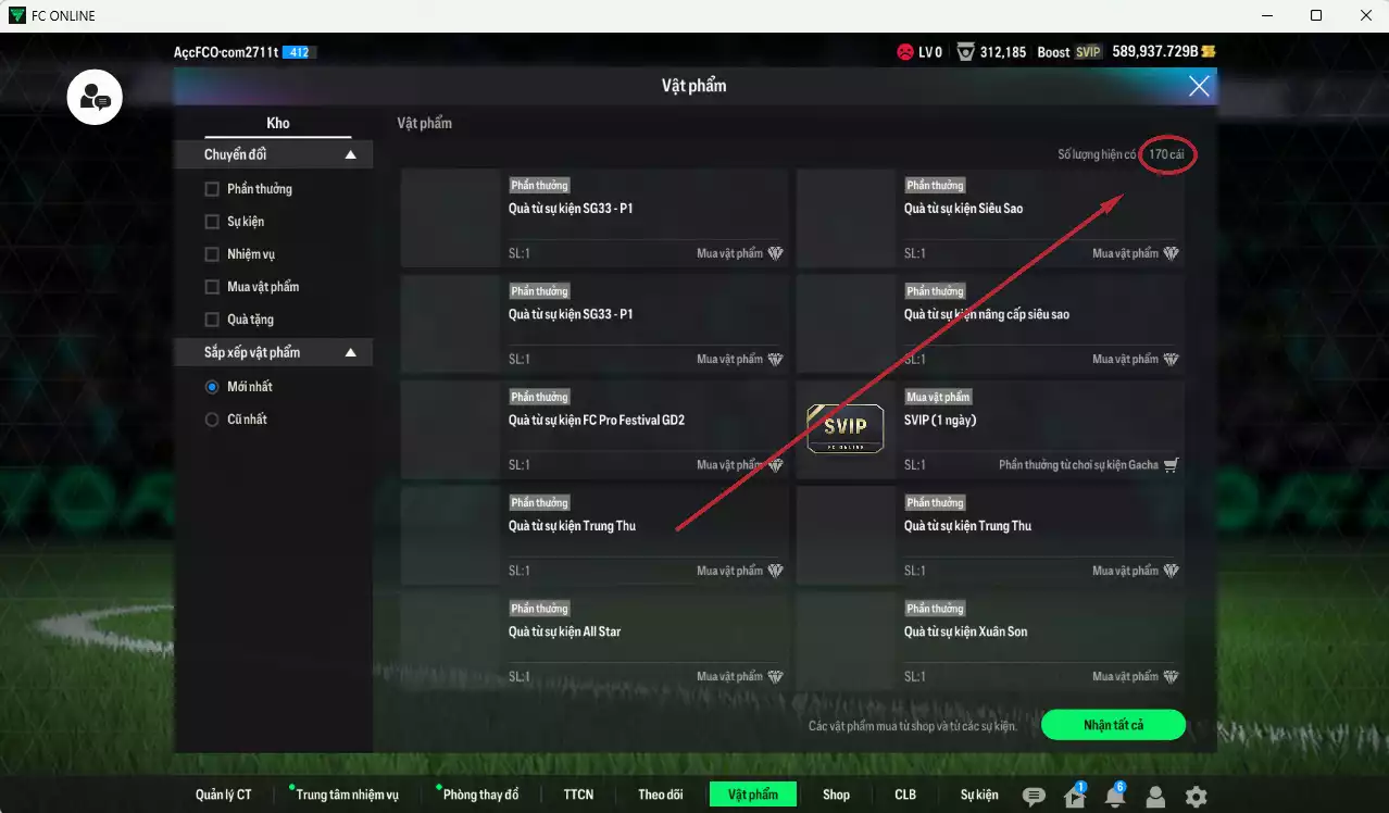 Ảnh ACC 589937b trắng vs Xuân Son PRM, Quang Hải PRM, có thẻ đổi tên, còn nhiều SVIP vs CP GIẢM THUẾ. HLV Xịn, đã full bảng đào tạo chiến thuật