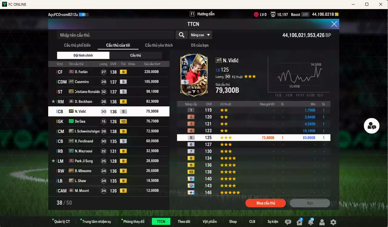 Ảnh Man Utd. 919.260b dư 44kb có Forlán CC, Casemiro WS, CR7 DCB, Beckham HG, Vidic WS, De Gea 24PL+10, Schweinsteiger DC, Ferdinand DC, Mazraoui SPL, Park CC, Mbeumo 23HW... Đã đào tạo chỉ số nhiều ct