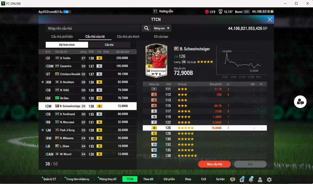 Ảnh Man Utd. 919.260b dư 44kb có Forlán CC, Casemiro WS, CR7 DCB, Beckham HG, Vidic WS, De Gea 24PL+10, Schweinsteiger DC, Ferdinand DC, Mazraoui SPL, Park CC, Mbeumo 23HW... Đã đào tạo chỉ số nhiều ct