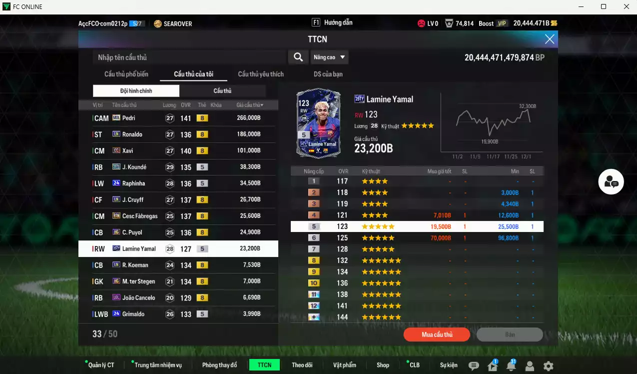 Ảnh Barcelona 777.240b dư 20kb có Pedri MDL, Ronaldo LN, Xavi CC, Koundé 25TS, Raphinha 24UCL, Cruyff LN, Cesc RTN, Puyol HG, Yamal 25TY... Còn nhiều CP GIẢM THUẾ, HLV Xịn, đã đào tạo chỉ số nhiều ct vs hơn nữa bảng chiến thuật