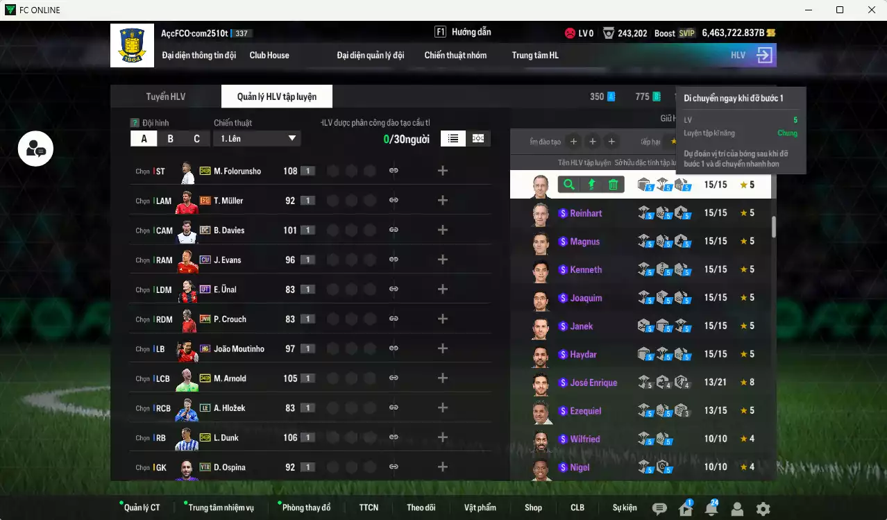 Ảnh ACC 6.463.722b trằng, có thẻ đổi tên, còn CP GIẢM THUẾ. HLV Xịn