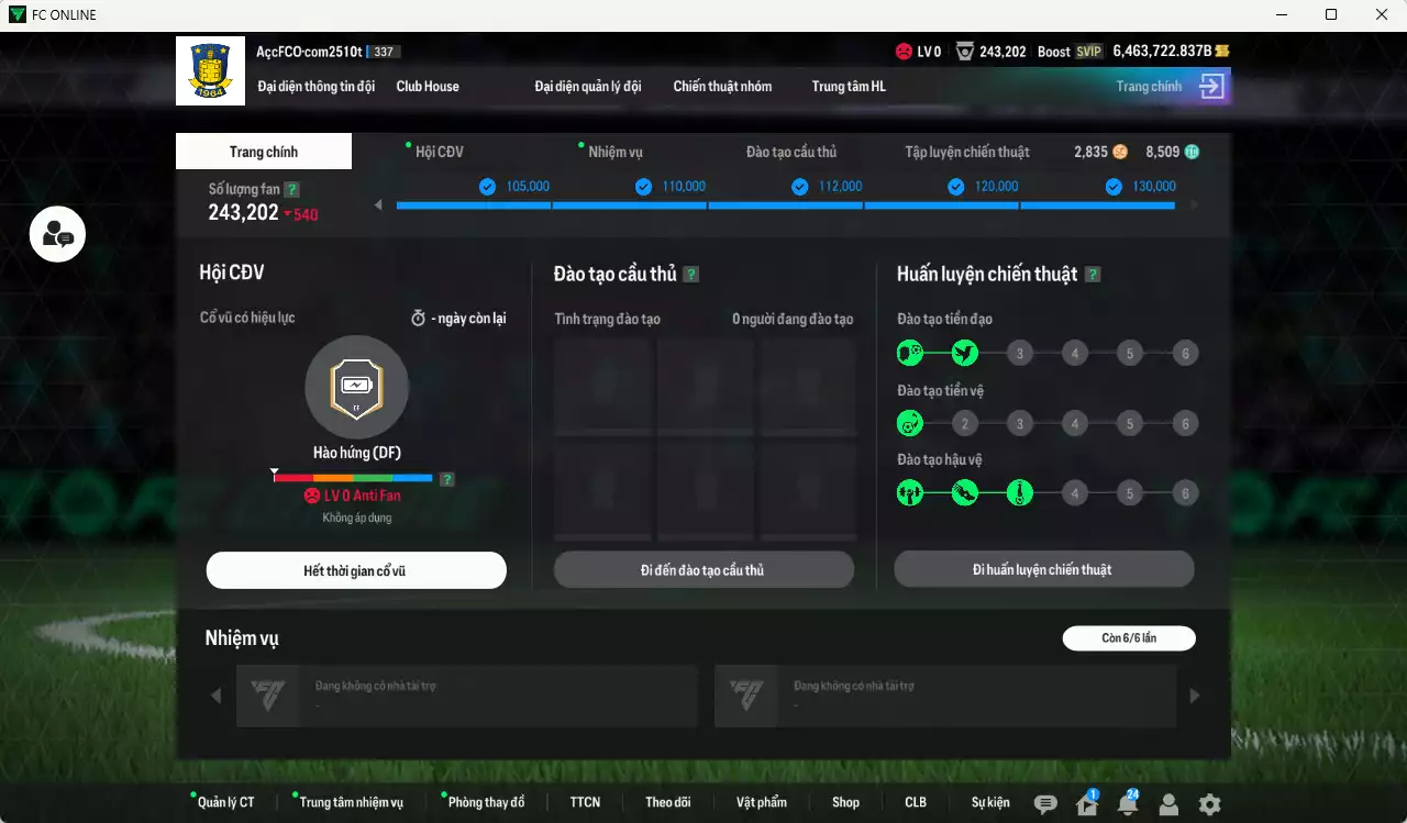 Ảnh ACC 6.463.722b trằng, có thẻ đổi tên, còn CP GIẢM THUẾ. HLV Xịn
