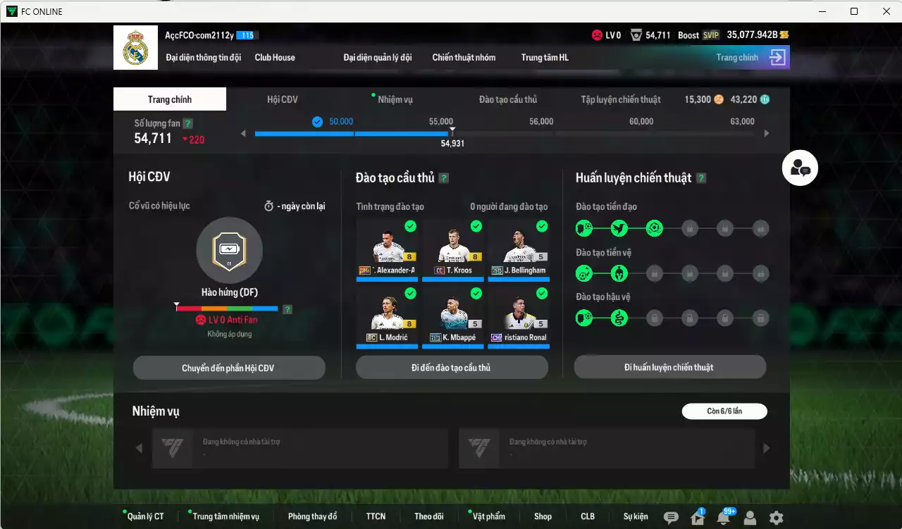 Ảnh Real Madrid 4.095.420b có Kaká ITM+5, Mbappé 25TS, Bellingham 25TS, Beckham DC, CR7 CH, Kroos CC, Modric DC, Alaba DC, Arnold 23HW, Rudiger 25TS, Essien JNM, Carvajal DC... Đã đào tạo full chỉ số nhiều cầu thủ vs nữa bảng chiến thuật
