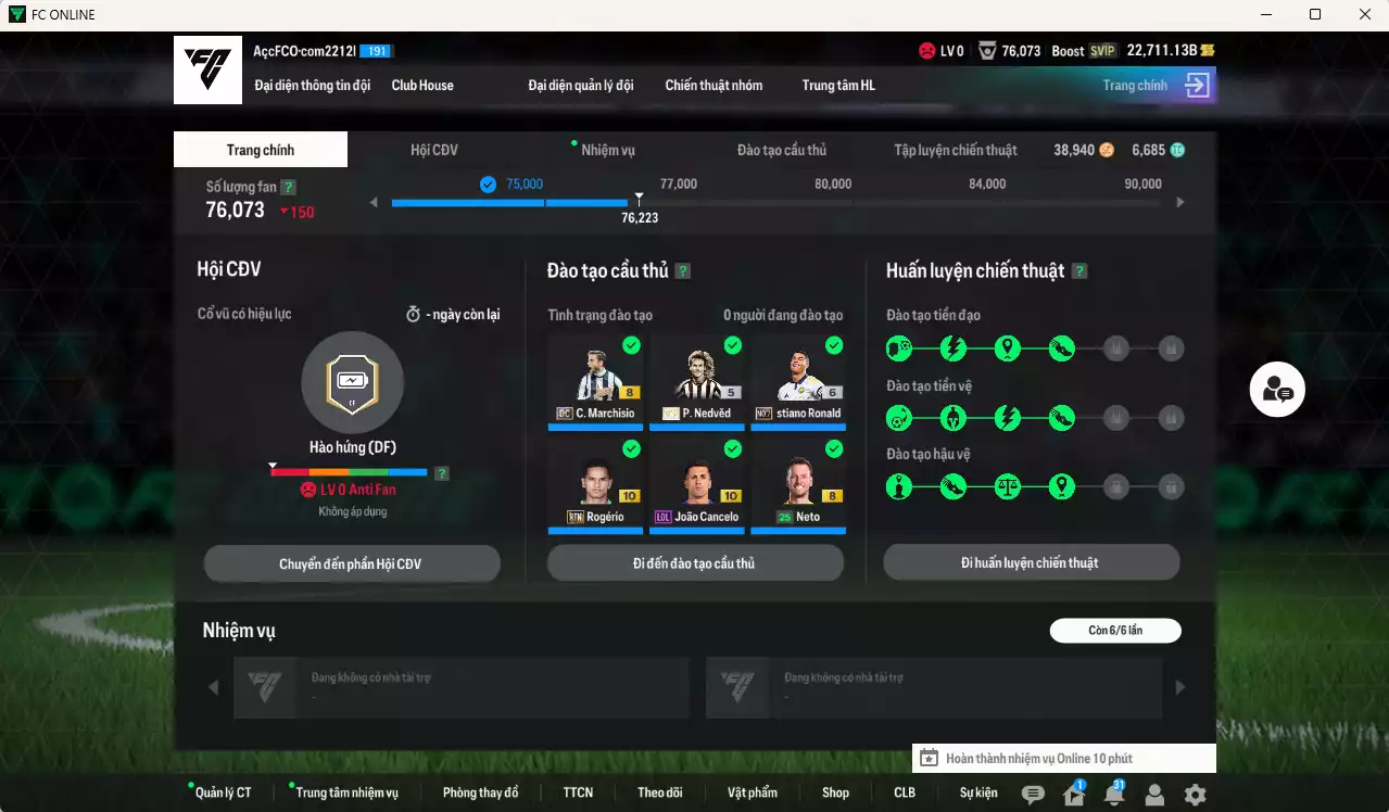 Ảnh Juventus 5.131.910b có Baggio ITM+5, Henry ITM+5, Nedved ITM+5, Zidane CC (fix BP), CR7 No.7+6, Vieira DC, Cancelo LOL+10, Lúcio CC, Marchisio DC... Còn rất nhiều CP GIẢM THUẾ, HLV Xịn, đã đào tạo full chỉ số cầu thủ vs nữa bảng chiến thuật