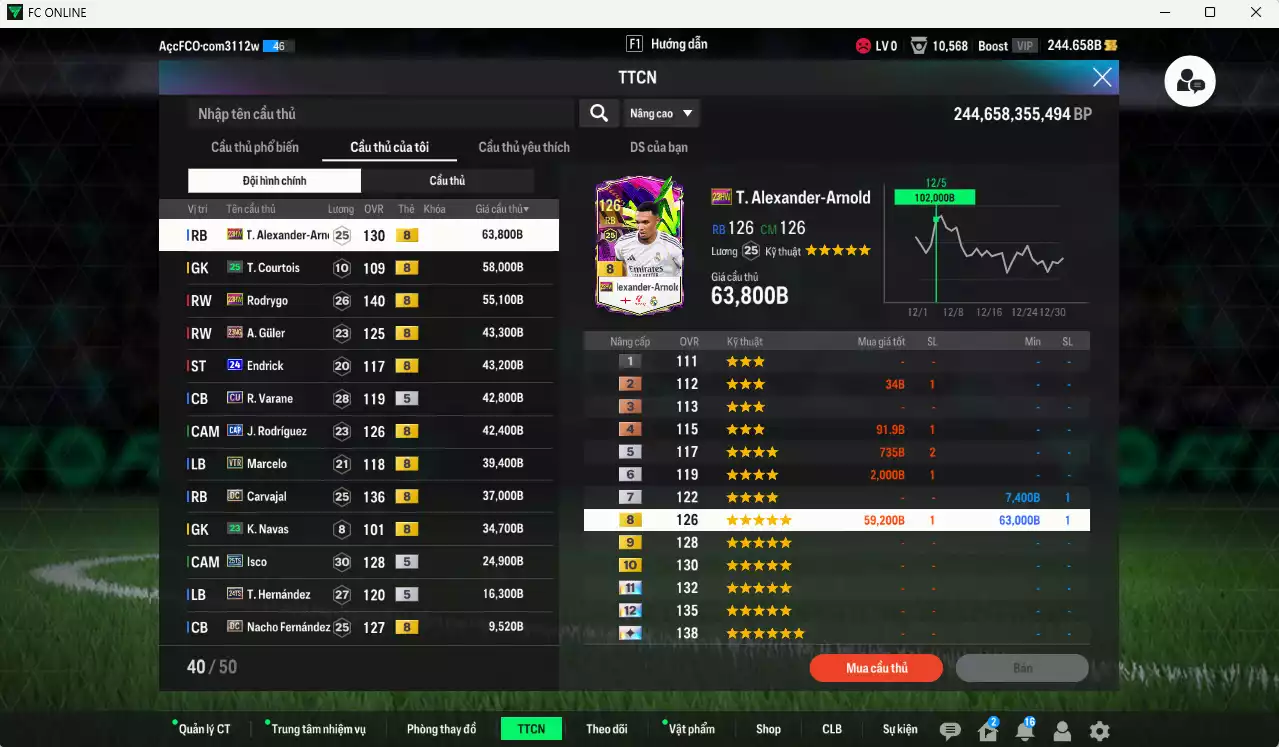 Ảnh Real Madrid 2.282.820b có Mbappé 25TS, Bellingham 25TS, Valverde 25TS, Vini 25TS, Bale WS, Alaba DC, Rudiger SPL, Casemiro WS, Benzema DC, Kroos DC, Arnold 23HW, Rodrygo 23HW...