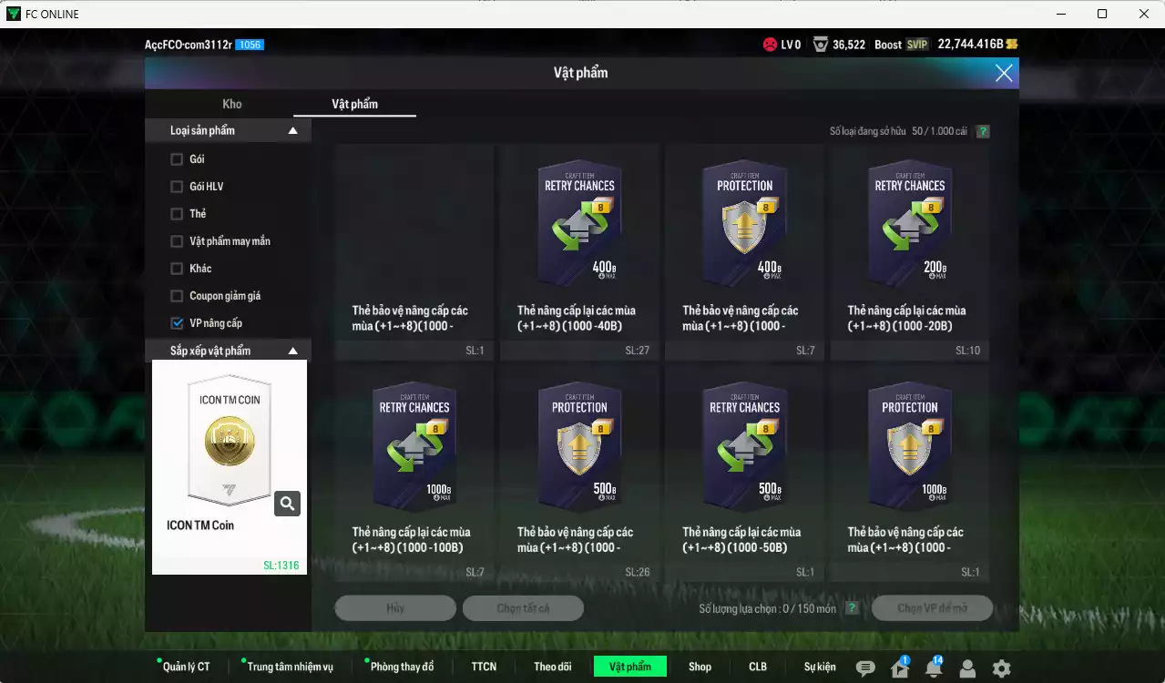 Ảnh Anh 1.958.450b có Gerrard ITM+5, Walker BTB+10, Beckham DC, Ferdinand DC, Rooney DC, Lampard DC, Rashford HG+9, Arnold HG+9, Cole HG+9...  Còn nhiều coin TM, HLV Xịn, đã đào tạo chỉ số full cầu thủ