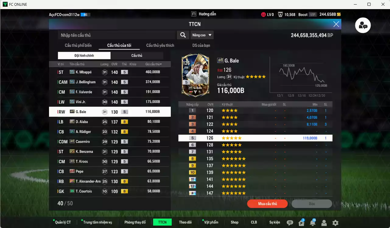 Ảnh Real Madrid 2.282.820b có Mbappé 25TS, Bellingham 25TS, Valverde 25TS, Vini 25TS, Bale WS, Alaba DC, Rudiger SPL, Casemiro WS, Benzema DC, Kroos DC, Arnold 23HW, Rodrygo 23HW...