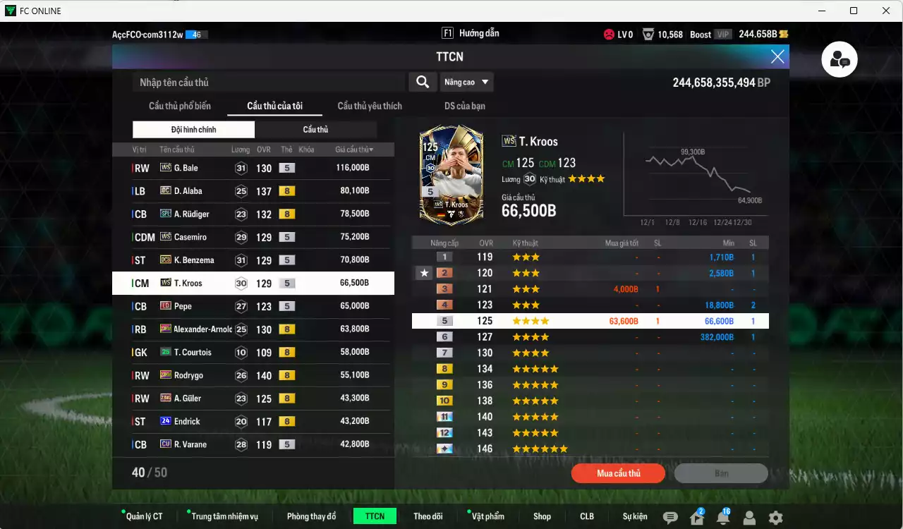 Ảnh Real Madrid 2.282.820b có Mbappé 25TS, Bellingham 25TS, Valverde 25TS, Vini 25TS, Bale WS, Alaba DC, Rudiger SPL, Casemiro WS, Benzema DC, Kroos DC, Arnold 23HW, Rodrygo 23HW...