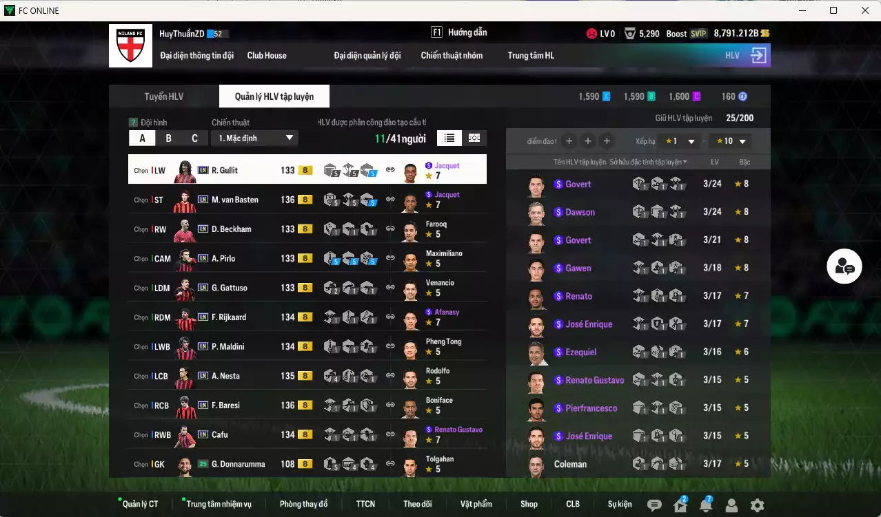 Ảnh Full mùa LN AC Milan 226.330b có Maldini, Gullit, Beckham, Pirlo, Baresi, Basten, Rijkaard, Nesta, Cafu, Gattuso LN+8. Còn nhiều CP GIẢM THUẾ