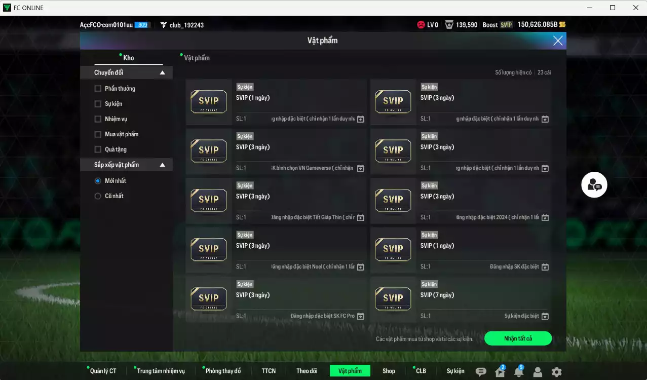 Ảnh Arsenal 904.380b dư 150b có Petit ITM+5, Ljungberg ITM+5, Pirès ITM+5, Suker ITM+5, Saliba 25TS, Vieira CC, Bergkamp HG, Campbell DC... Còn nhiều CP giảm thuế, HLV Xịn, đã đào tạo full chỉ số cầu thủ