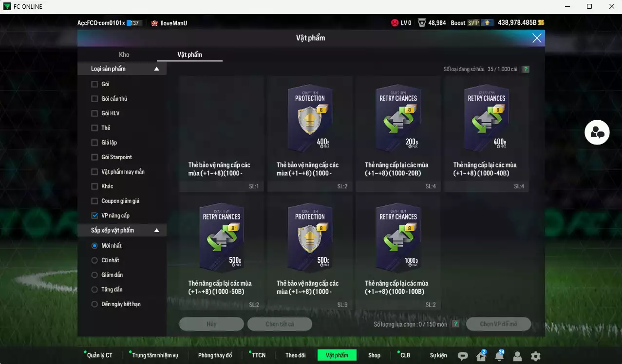 Ảnh ACC 438978b trắng, có thẻ đổi tên, còn CP giảm thuế. Dư 194.000TC