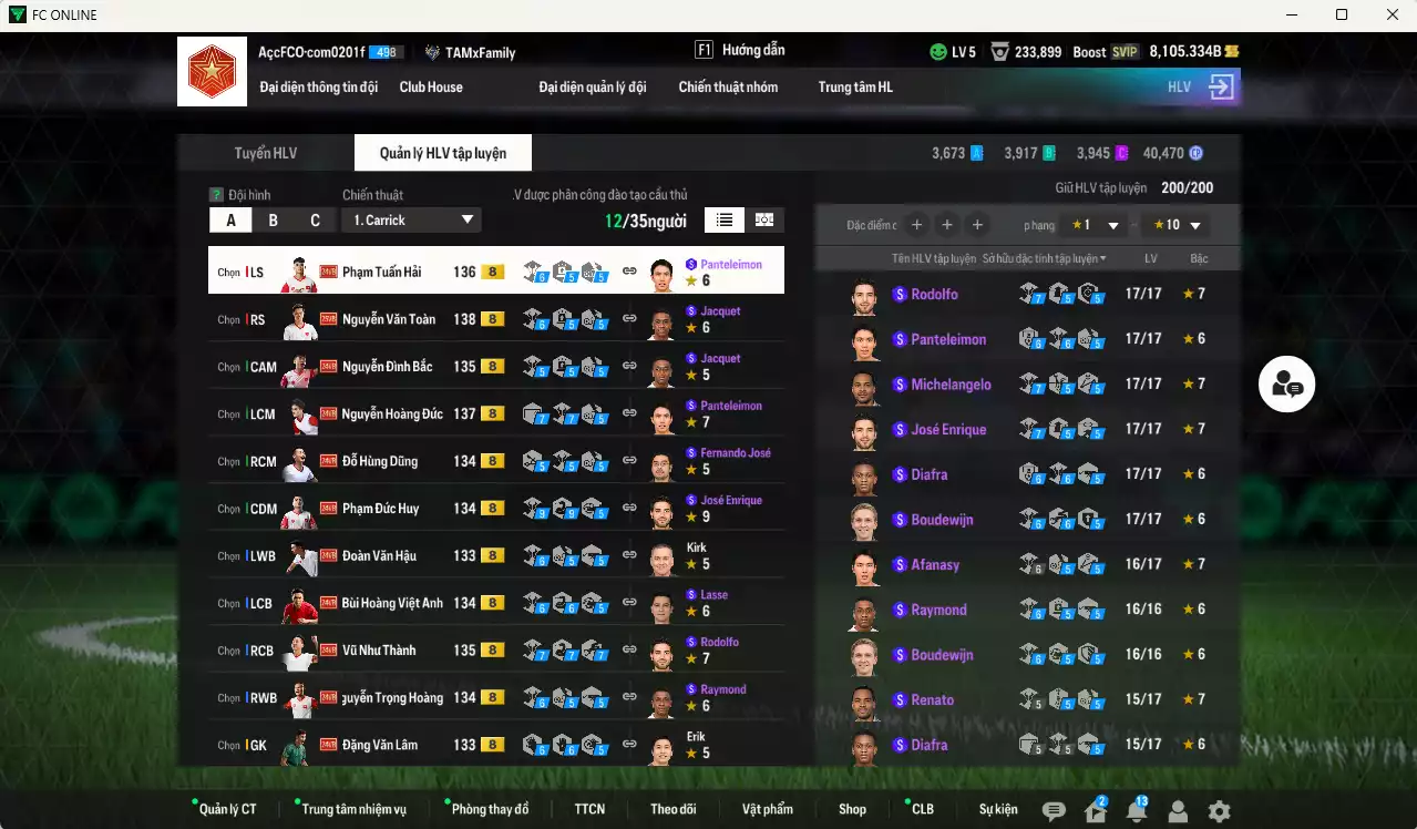 Ảnh Việt Nam 268.000b có Văn Toàn, Hoàng Đức, Đình Bắc, Tuấn Hải, Đức Huy, Văn Hậu, Hùng Dũng, Văn Lâm, Như Thành, Việt Anh, Trọng Hoàng VNB+8 . HLV Xịn