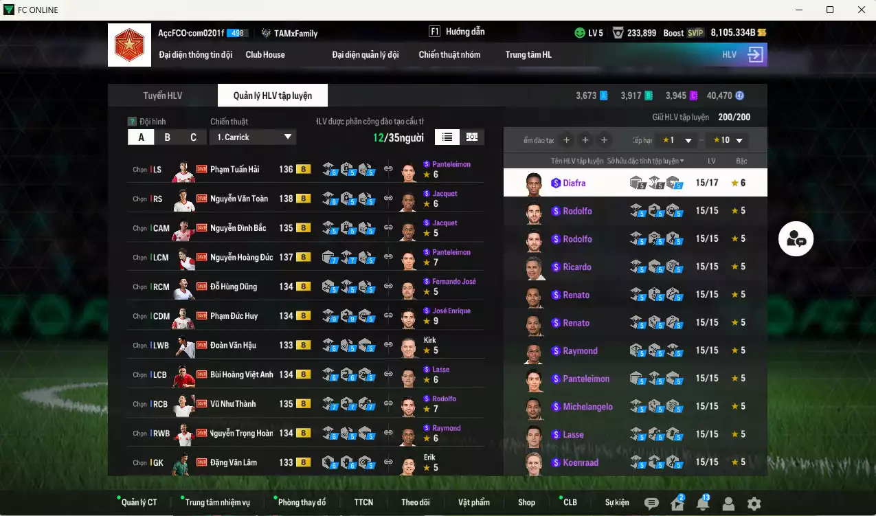 Ảnh Việt Nam 268.000b có Văn Toàn, Hoàng Đức, Đình Bắc, Tuấn Hải, Đức Huy, Văn Hậu, Hùng Dũng, Văn Lâm, Như Thành, Việt Anh, Trọng Hoàng VNB+8 . HLV Xịn