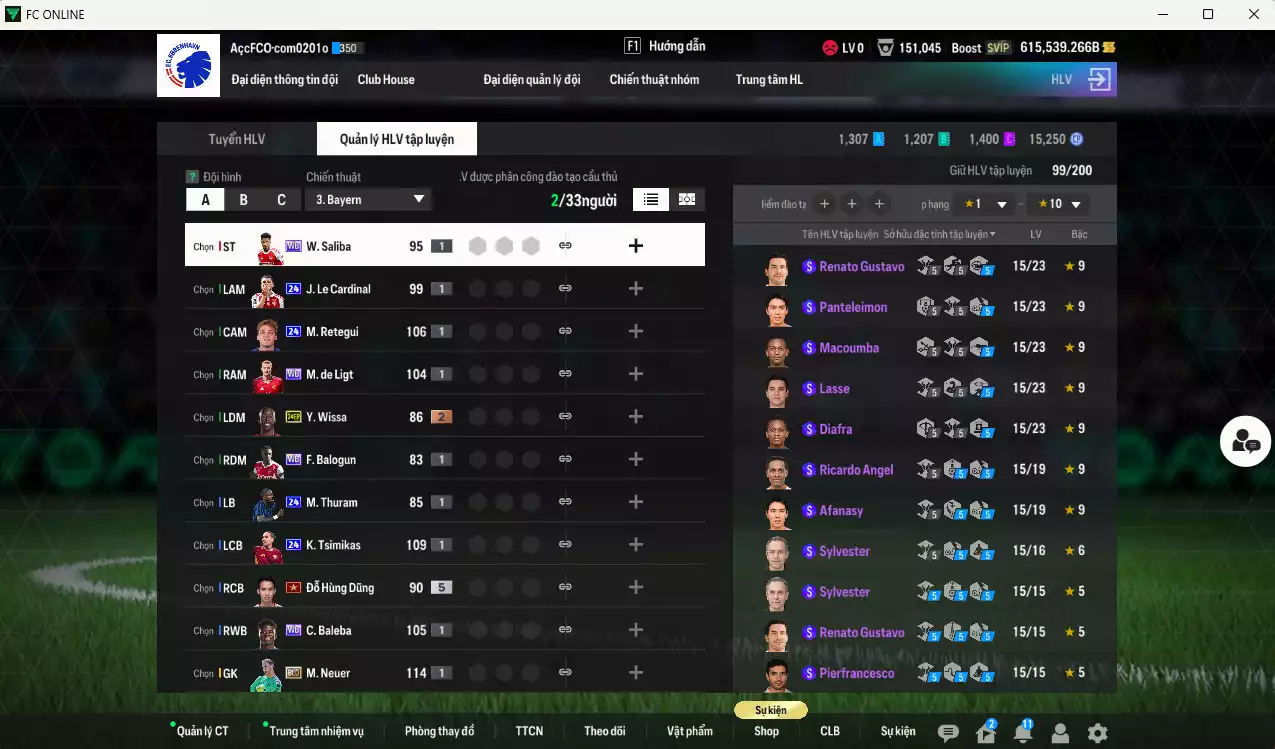 Ảnh ACC 615539b trắng, có thẻ đổi tên. HLV Xịn