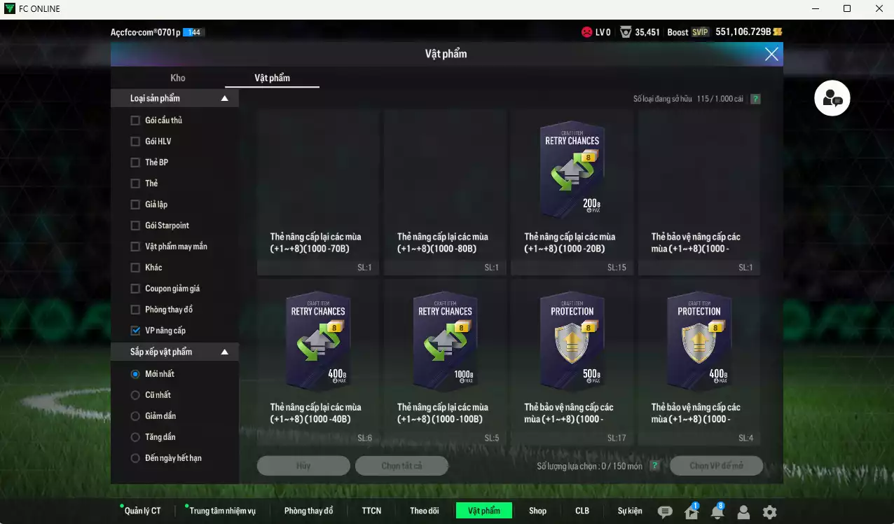 Ảnh ACC 551106b trắng, có thẻ đổi tên, còn CP giảm thuế. HLV Xịn, dư 140k TC