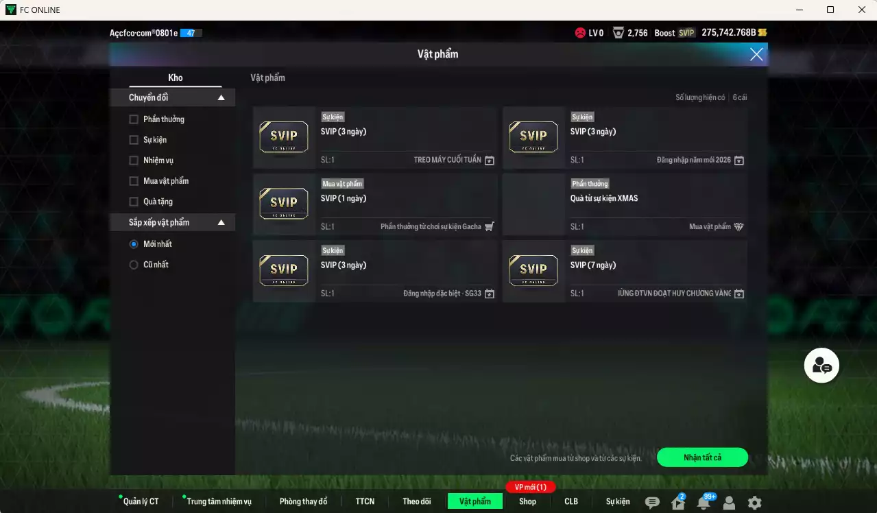 Ảnh [Tặng 700FC] Bayern Munich 2.175.200b dư 275kb có Kroos WS+6, Kane 25TS, Lewandowski WS, Beckenbauer CH, Matthaus FAC, Mané WS, Kim Min Jae 25TS, Gnabry WS, Lúcio CC, Ribéry JNM, Alaba DC... Còn nhiều CP giảm thuế
