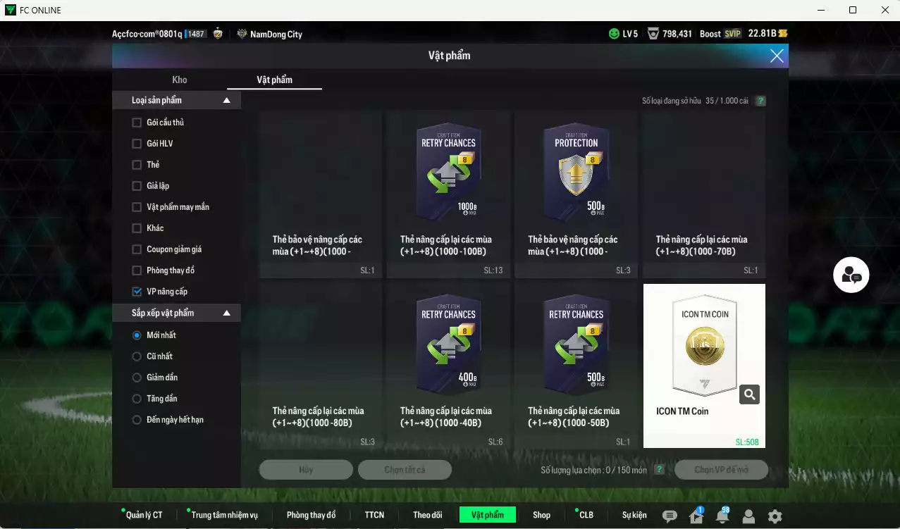 Ảnh Real Madrid 8.640.620b có Figo ITM+5, Kaká ITM+5, CR7 WS, Kroos DC, Valverde 25TS, Theo 25PL, Benzema DCB, Rudiger 25TS... Còn nhiều CP giảm thuế, full miniface, HLV Siêu Xịn, đã full đào tạo chiến thuật lẫn chỉ số ct