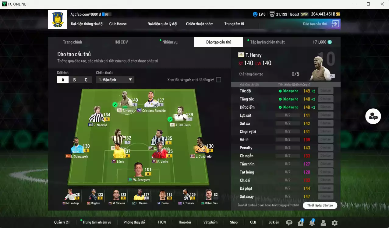 Ảnh [Dư nhiều BP] Juventus 5.891.540b dư 260kb có Henry ITM+5, Pirlo ITM+5, Del Piero ITM+5, CR7 CH, Lúcio CC, Nedved LN, K. Thuram UT, Vieira CC, M. Laudrup CC+9 ... Còn nhiều CP giảm thuế, dư 171k TC