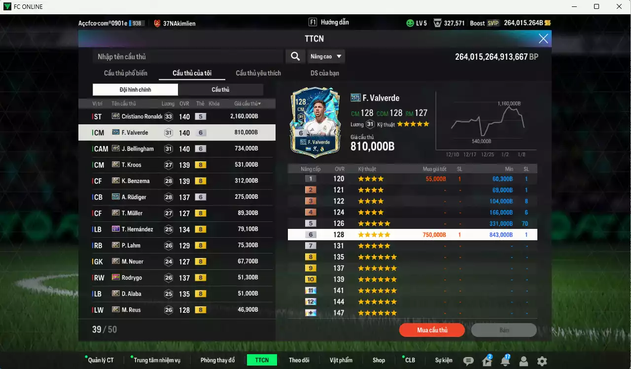 Ảnh Real Madrid 5.385.530b dư 260kb có CR7 WS, Bellingham WS+6, Valverde 25TS+6, Kroos DC, Benzema DC, Rudiger 25TS+6, Theo UT(fix BP), Alaba DC, Carvajal DC... Full miniface, HLV Siêu Xịn, đã full đào tạo chiến thuật lẫn cầu thủ, VIP BK Tháng 1
