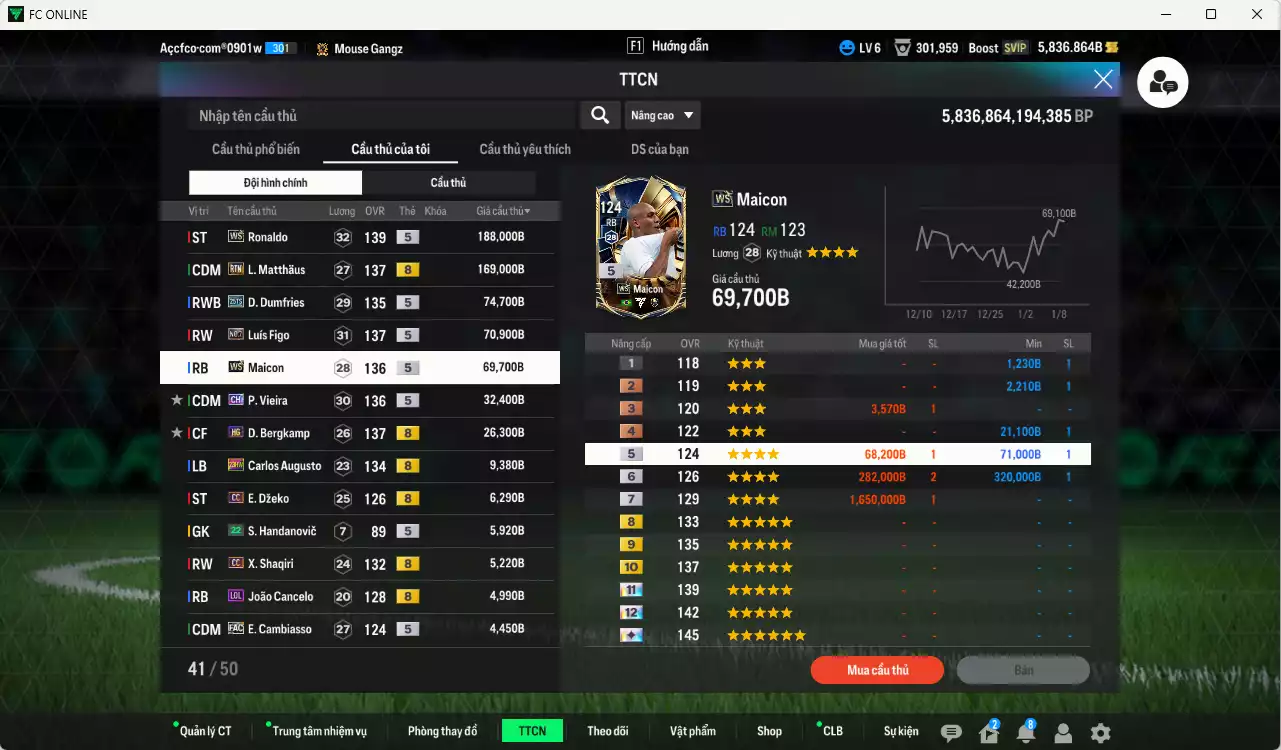 Ảnh Inter Milan 670.070b có Ronaldo WS, Matthaus RTN, Dumfries 25TS, Figo No.7, Maicon WS, Vieira CH, Bergkamp HG... HLV Xịn, gần full đào tạo chiến thuật vs chỉ số ct