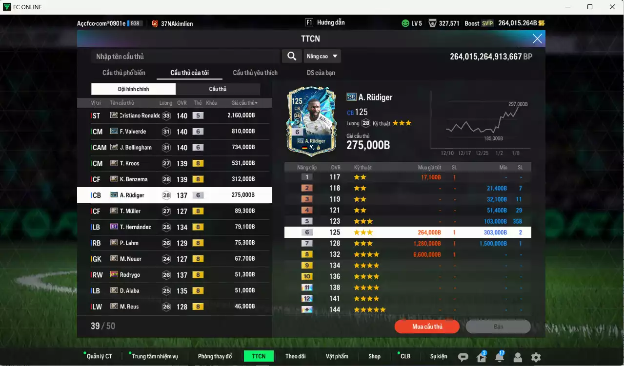 Ảnh Real Madrid 5.385.530b dư 260kb có CR7 WS, Bellingham WS+6, Valverde 25TS+6, Kroos DC, Benzema DC, Rudiger 25TS+6, Theo UT(fix BP), Alaba DC, Carvajal DC... Full miniface, HLV Siêu Xịn, đã full đào tạo chiến thuật lẫn cầu thủ, VIP BK Tháng 1