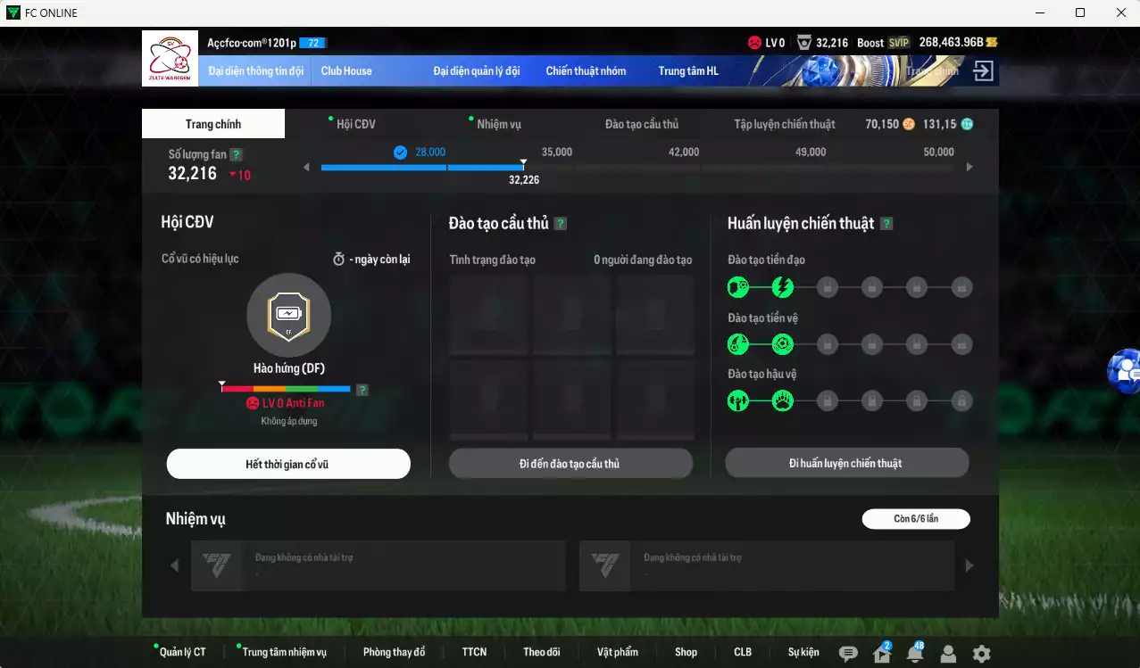 Ảnh ACC 268463b trắng vs Xuân Son PRM, Quang Hải PRM, có thẻ đổi tên. Dư 130k TC