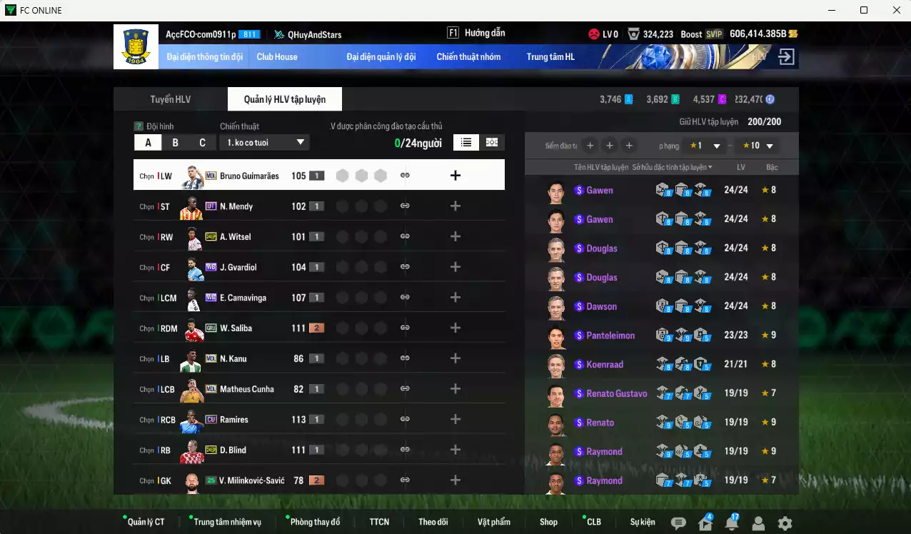 Ảnh ACC 606414b trắng, có thẻ đổi tên, full miniface. HLV Siêu Xịn
