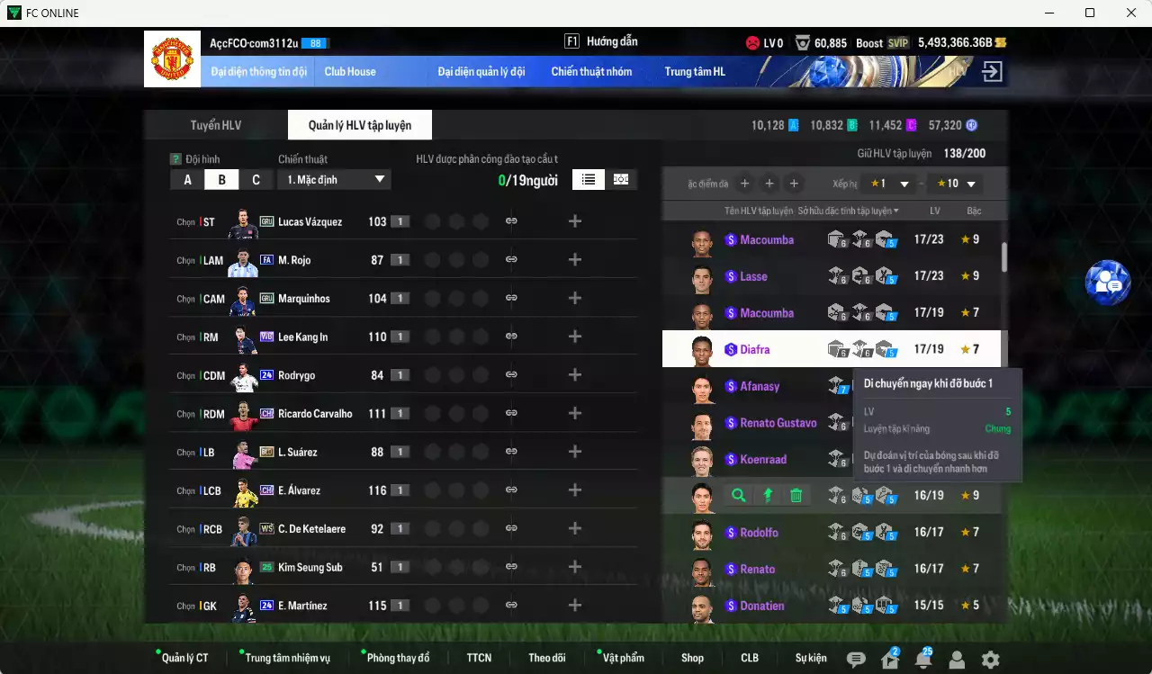 Ảnh ACC 5493366b trắng, có thẻ đổi tên, còn nhiều CP giảm thuế. HLV Xịn, dư 290k TC
