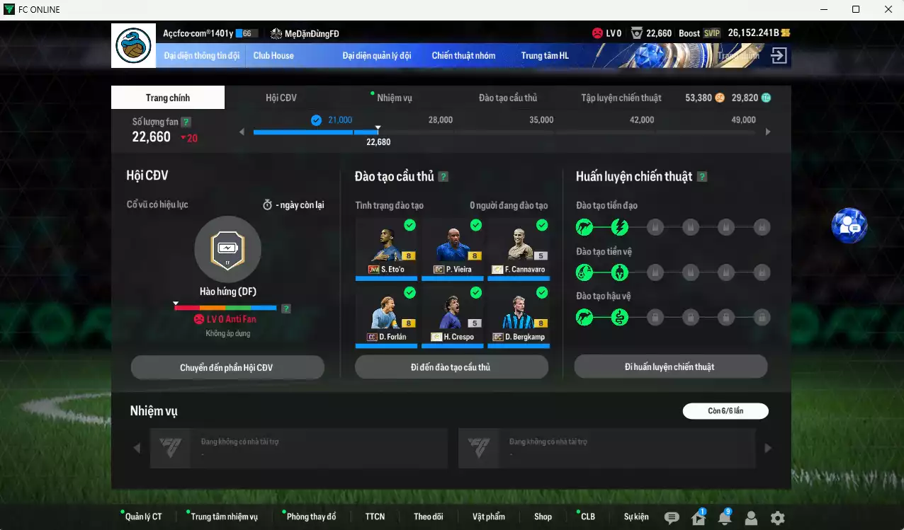 Ảnh Inter Milan 2.426.460b có Cannavaro ITM+5, Crespo ITM+5, Matthaus CC, Ronaldo FAC, Eto JNM, Vieira DC, Forlán CC, Bergkamp DC, Verón ITM+2, Lúcio JNM... Đã đào tạo chỉ số nhiều cầu thủ