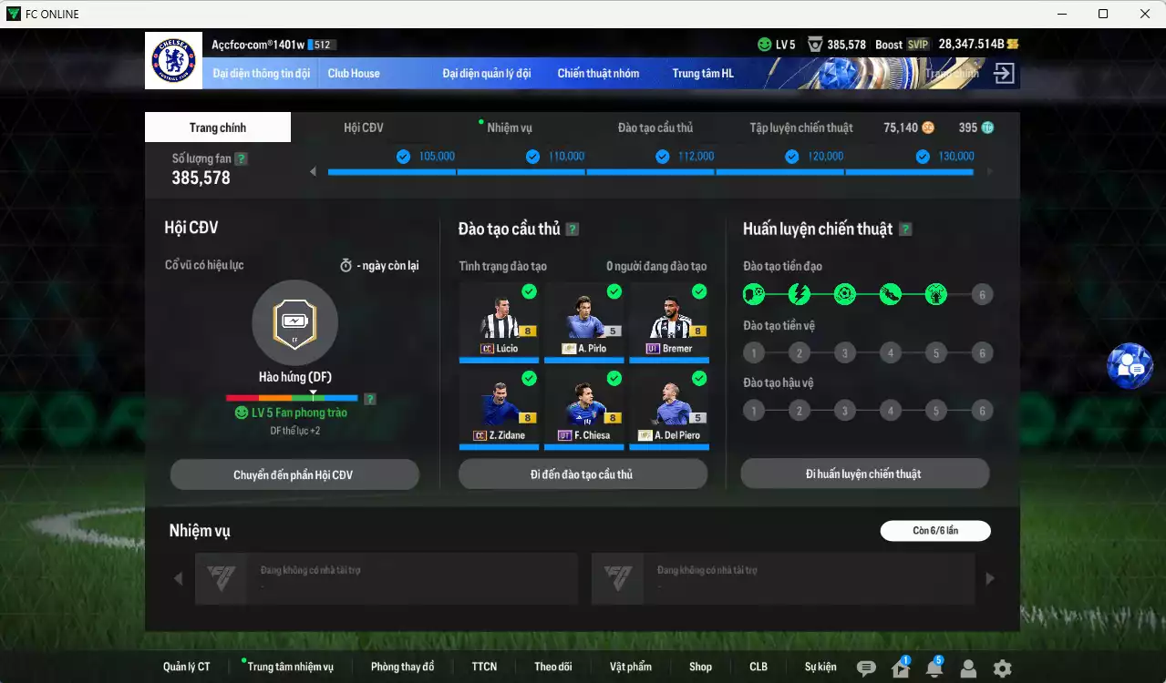 Ảnh Juventus 8.570.800b có Henry ITM+5, Pirlo ITM+5, Vieira ITM+5, Del Piero ITM+5, Zidane CC, Chiesa UT, Bremer UT, Cancelo LOL+10, Spinazzola LOL+10, Lúcio CC... Full miniface, HLV Siêu Xịn, đã đào tạo full chỉ số nhiều ct, VIP BK Tháng 1