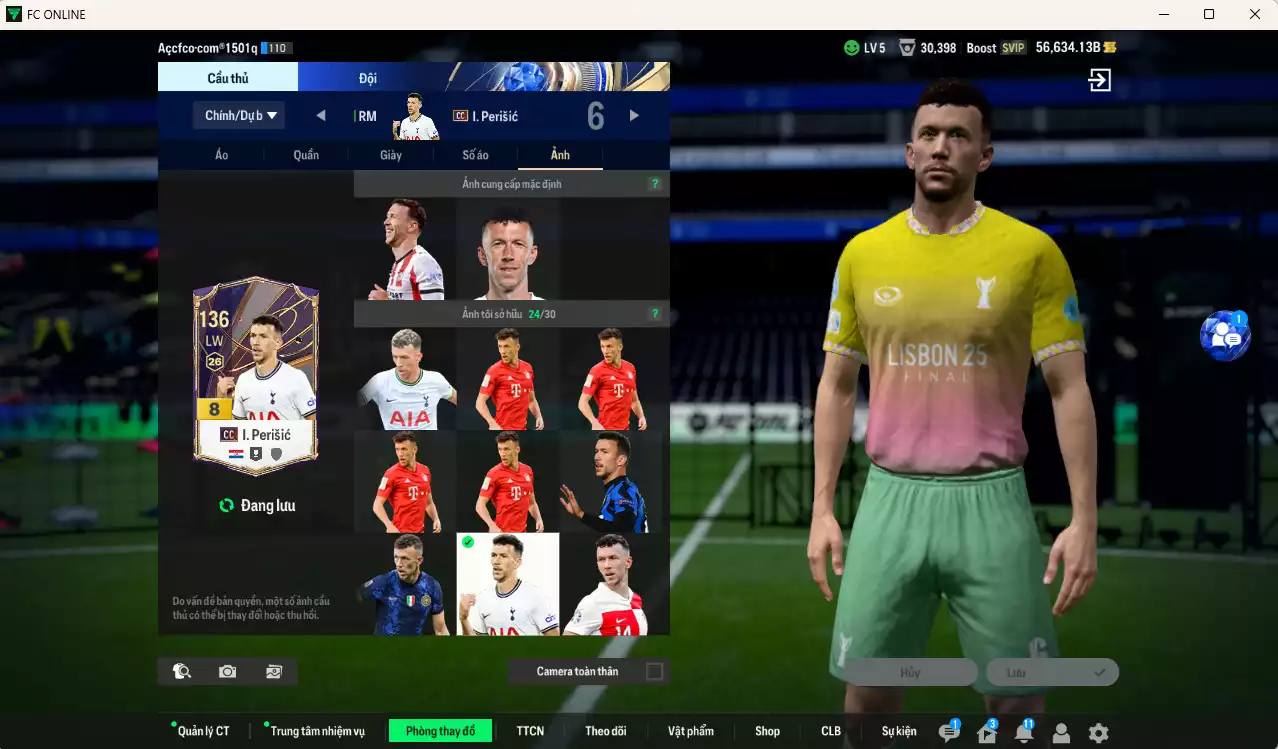 Ảnh Tottenham 1.354.150b dư 50kb có Lineker ITM+5, Campbell ITM+5, H. Son 23HW+9, Lloris BOE+12, Kane WS, Walker BTB+9, Hojbjerg 23HW+9, Van de Ven 23HW+9, Modric CC, Perisic CC, B. Davies DC+9 . Full miniface, HLV Xịn, dư 110k TC