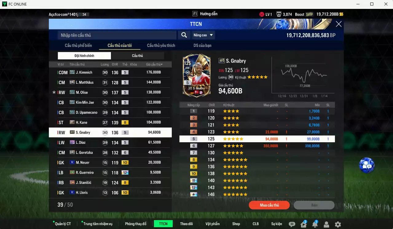 Ảnh Bayern Munich 1.027.220b có Kimmich 25TS, Matthaus FAC, Olise 25TS, Kim Min Jae 25TS, Upamecano 25TS, Kane DC, Gnabry WS, Díaz 25DP, Goretzka FAC+6...