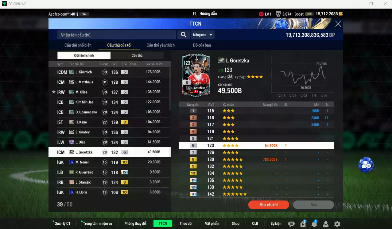 Ảnh Bayern Munich 1.027.220b có Kimmich 25TS, Matthaus FAC, Olise 25TS, Kim Min Jae 25TS, Upamecano 25TS, Kane DC, Gnabry WS, Díaz 25DP, Goretzka FAC+6...