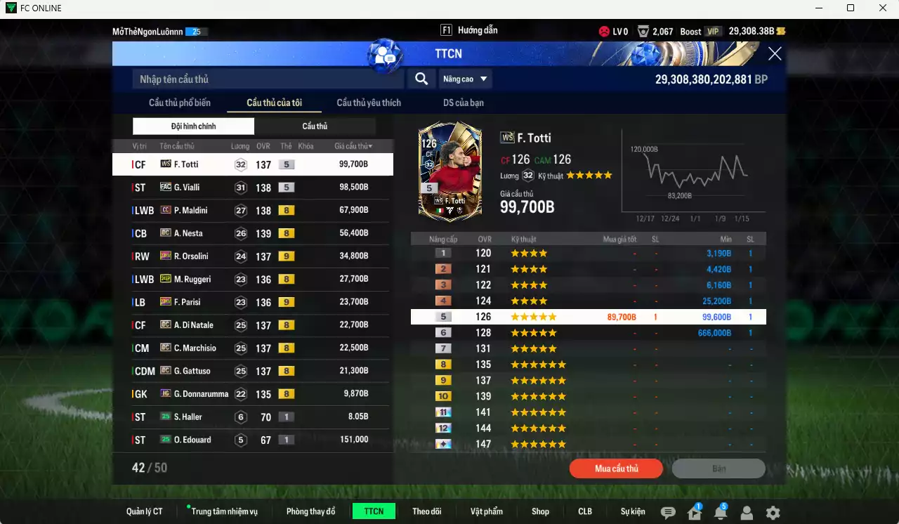 Ảnh Italy 485.070b dư 29kb có Vialli FAC, Totti WS, Maldini CC, Nesta DC, Orsolini 23HW+9, Ruggeri 24EP, Parisi 23HW+9, Di Natale DC, Marchisio DC, Gattuso DC...