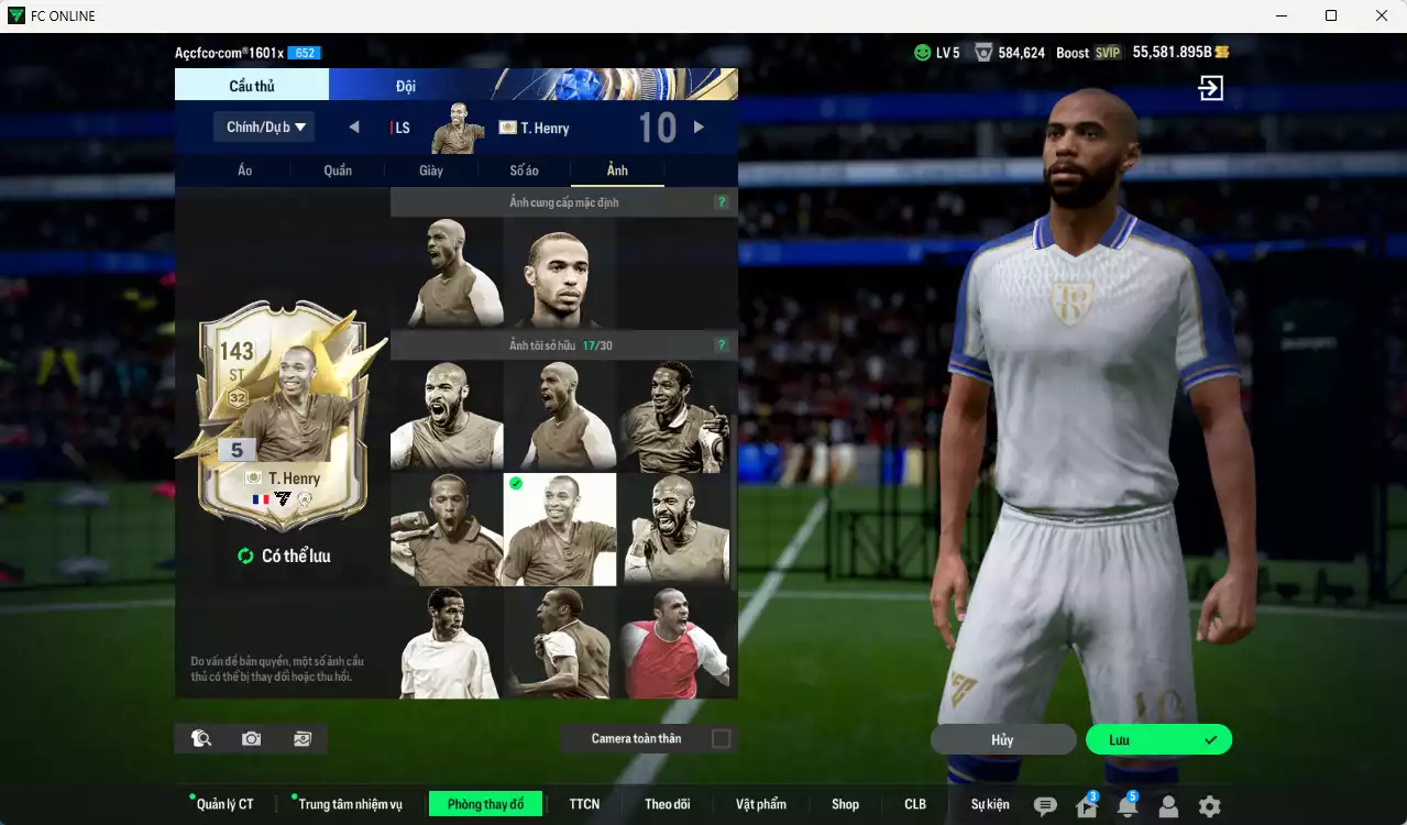 Ảnh [Tặng 200FC, 200MC] Juventus 4.461.770b dư 50kb có Henry ITM+5, Del Piero ITM+5, CR7 BLD+7 (fix BP), Vieira DC, Pirlo DC, Lúcio CC, Rush DC, K. Thuram UT... Full miniface, còn nhiều CP GIẢM THUẾ. HLV Xịn, đã full đào tạo chiến thuật