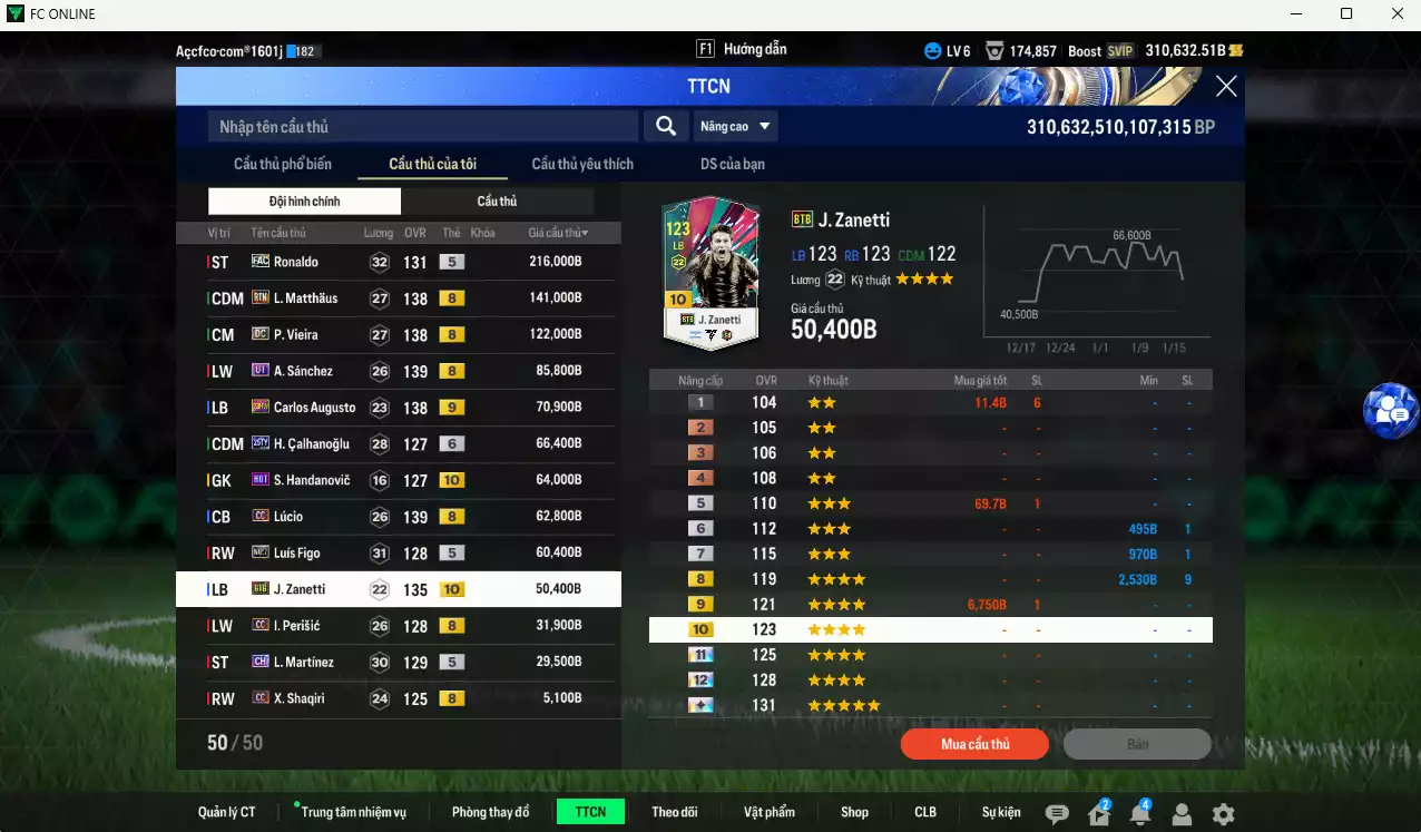 Ảnh [Dư nhiều BP] Inter Milan 2.872.590b dư 310kb có Bergkamp ITM+5, Crespo ITM+5, Maicon WS, Eto JNM, Ronaldo FAC, Matthaus RTN, Vieira DC, A. Sánchez UT, Lúcio CC, Augusto 23HW+9, Zanetti BTB+10, Figo No.7... Full miniface, còn nhiều CP GIẢM THUẾ. HLV Xịn, gần full đào tạo chiến thuật vs chỉ số ct